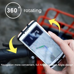 Car - bicycle - motorcycle silicone phone holder - 360 degrees rotatableHolders