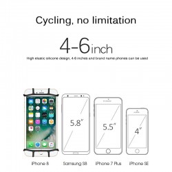 Car - bicycle - motorcycle silicone phone holder - 360 degrees rotatableHolders