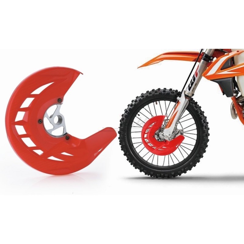 Motorcycle front brake disc protection guard - protective coverProtective gear