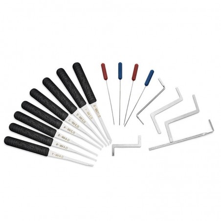 12 Pieces - Lock Pick Set - Locksmith supplies - broken key Auto extractor - stainless steel hooksLocksmith