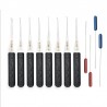 12 Pieces - Lock Pick Set - Locksmith supplies - broken key Auto extractor - stainless steel hooksLocksmith