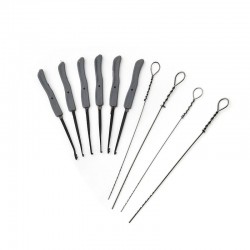 12 Pieces - Lock Pick Set - Locksmith supplies - broken key Auto extractor - stainless steel hooksLocksmith