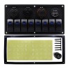 8-gang rocker switch panel - 12 - 24V - USB - LED - cigarette lighter socket - waterproofElectronics & Tools