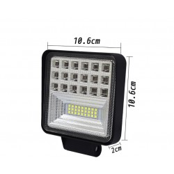 LED bar - spot light lamp for off-road cars - tractors - SUV - trucks - 72W - 126W / 12V - 24VLED light bar