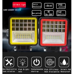 LED bar - spot light lamp for off-road cars - tractors - SUV - trucks - 72W - 126W / 12V - 24VLED light bar