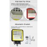 LED bar - spot light lamp for off-road cars - tractors - SUV - trucks - 72W - 126W / 12V - 24VLED light bar