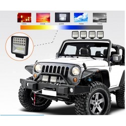 LED bar - spot light lamp for off-road cars - tractors - SUV - trucks - 72W - 126W / 12V - 24VLED light bar