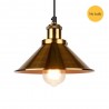 Vintage wall light - long hanging lamp - gold - blackWall lights