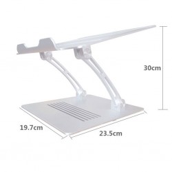 Aluminum Laptop holder - foldable - adjustable standAccessories