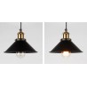 Vintage wall light - long hanging lamp - gold - blackWall lights