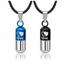 Love pill - capsule pendant - unisexNecklaces