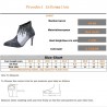 Sexy pumps - stiletto - black - silver - womanHigh heels