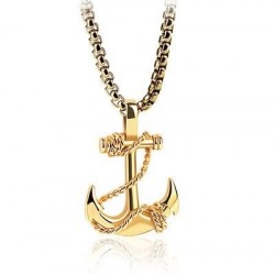 Vintage pirate anchor pendant - necklaceNecklaces