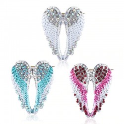 Crystal angel wings - broochBrooches