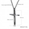 Cross christian necklaces - gold - silver - blackNecklaces