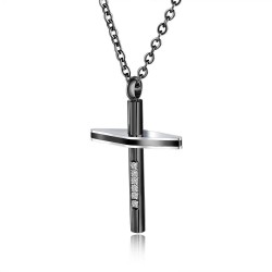 Cross christian necklaces - gold - silver - blackNecklaces