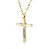Cross christian necklaces - gold - silver - blackNecklaces