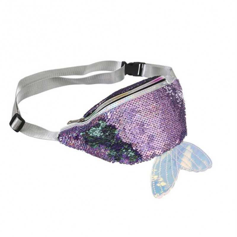 Fish scale fanny pack - waist bag - shiny - 4 coloursBags