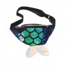 Fish scale fanny pack - waist bag - shiny - 4 coloursBags