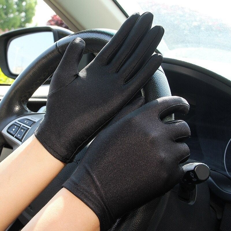Spandex gloves - elastic - uv proof - short gloves - womenGloves