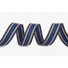 Fashionable canvas belt with double alloy buckle - stripedBelts