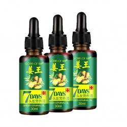 3 pieces - hair growth liquid - ginger essence - 7 days treatmentHair