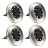 4 pieces - solar powered lamps - 8 LED - waterproof garden lightLights & lighting