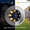 4 pieces - solar powered lamps - 8 LED - waterproof garden lightLights & lighting