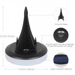 4 pieces - solar powered lamps - 8 LED - waterproof garden lightLights & lighting