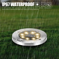 4 pieces - solar powered lamps - 8 LED - waterproof garden lightLights & lighting