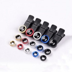 3 in 1 - fisheye - wide angle - macro - camera lens with clip for iPhone / SamsungLenses