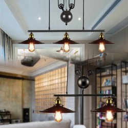 Vintage hanging pulley lamp - 2 / 3 heads - E27 - AC110 - 240VCeiling lights