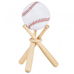Baseball / golf tennis ball display stand - wooden holderBaseball