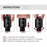 Vacuum wine bottle sealer - bottle stopper - champagneBar supply