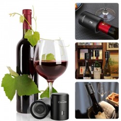 Vacuum wine bottle sealer - bottle stopper - champagneBar supply