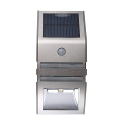 Solar LED Light - Outdoor - Motion Sensor - Stainless Steel - Black - WhiteSolar lighting