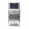 Solar LED Light - Outdoor - Motion Sensor - Stainless Steel - Black - WhiteSolar lighting