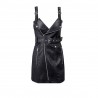 Fashionable mini leather dressDresses