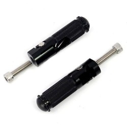Universal motorcycle folding footrests rear pedals 2 pieces - BMW Honda Kawasaki YamahaFoot rests