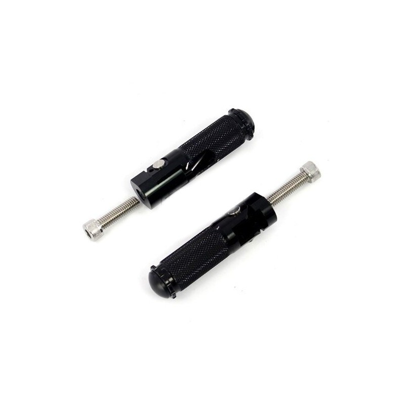 Universal motorcycle folding footrests rear pedals 2 pieces - BMW Honda Kawasaki YamahaFoot rests