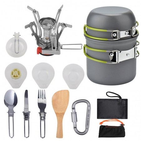 Outdoor - Picnic - Tableware - Camping Pot - SetSurvival tools
