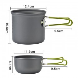 Outdoor - Picnic - Tableware - Camping Pot - SetSurvival tools
