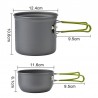 Outdoor - Picnic - Tableware - Camping Pot - SetSurvival tools