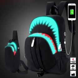 USB Charging - Luminous Backpack - SharkBackpacks