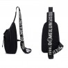 Luminous chest / shoulder bag - backpack - USB charging portBags