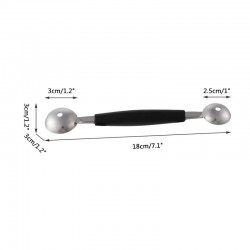 Stainless steel watermelon slicer - knife - spoon - setKitchen knives