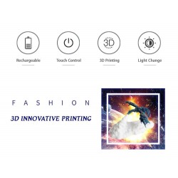 3D dragon - LED night lampLights & lighting