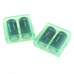 4pcs - 700mAh - Li-ion Rechargeable Battery - 2pcs Battery Storage Box - Flashlights - HeadlampsBattery