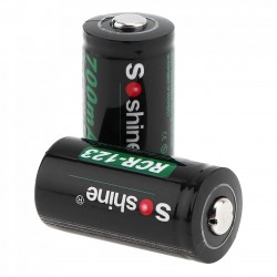 4pcs - 700mAh - Li-ion Rechargeable Battery - 2pcs Battery Storage Box - Flashlights - HeadlampsBattery