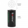 4pcs - 700mAh - Li-ion Rechargeable Battery - 2pcs Battery Storage Box - Flashlights - HeadlampsBattery